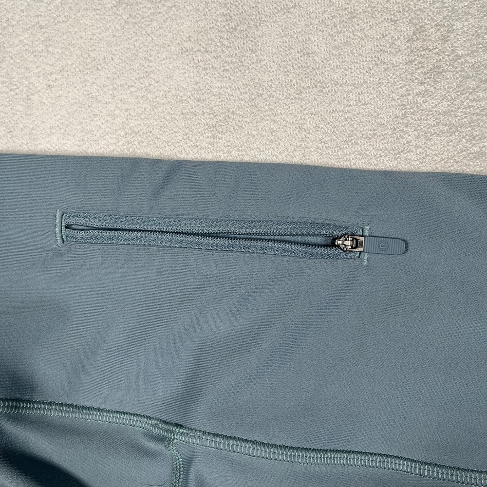 Lululemon Zoned In Tight 27" Womens Size 10 Slate Grey SenseKnit Leggings W5BBNS - Picture 5 of 9